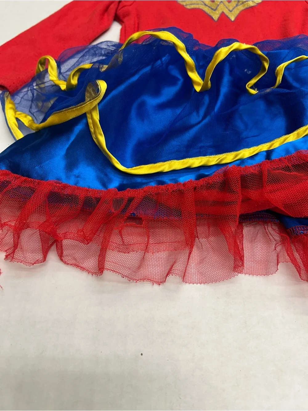 Wonder Woman Baby Girl Halloween Costume Tutu Dress 12-18 Months